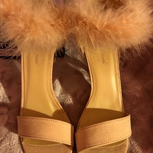 Brand new blush pink heels